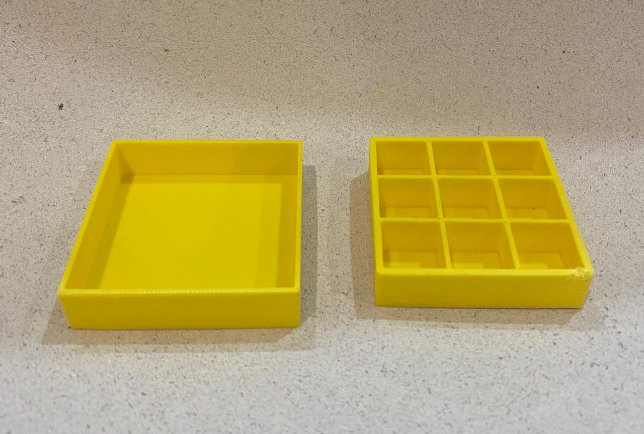 A three-in-a-row game