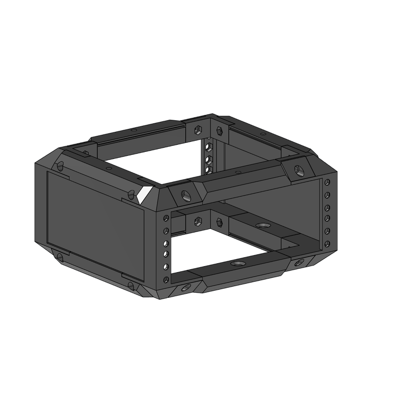 10 Modular Inch Server Rack by Craig Lindeman | Download free STL model ...