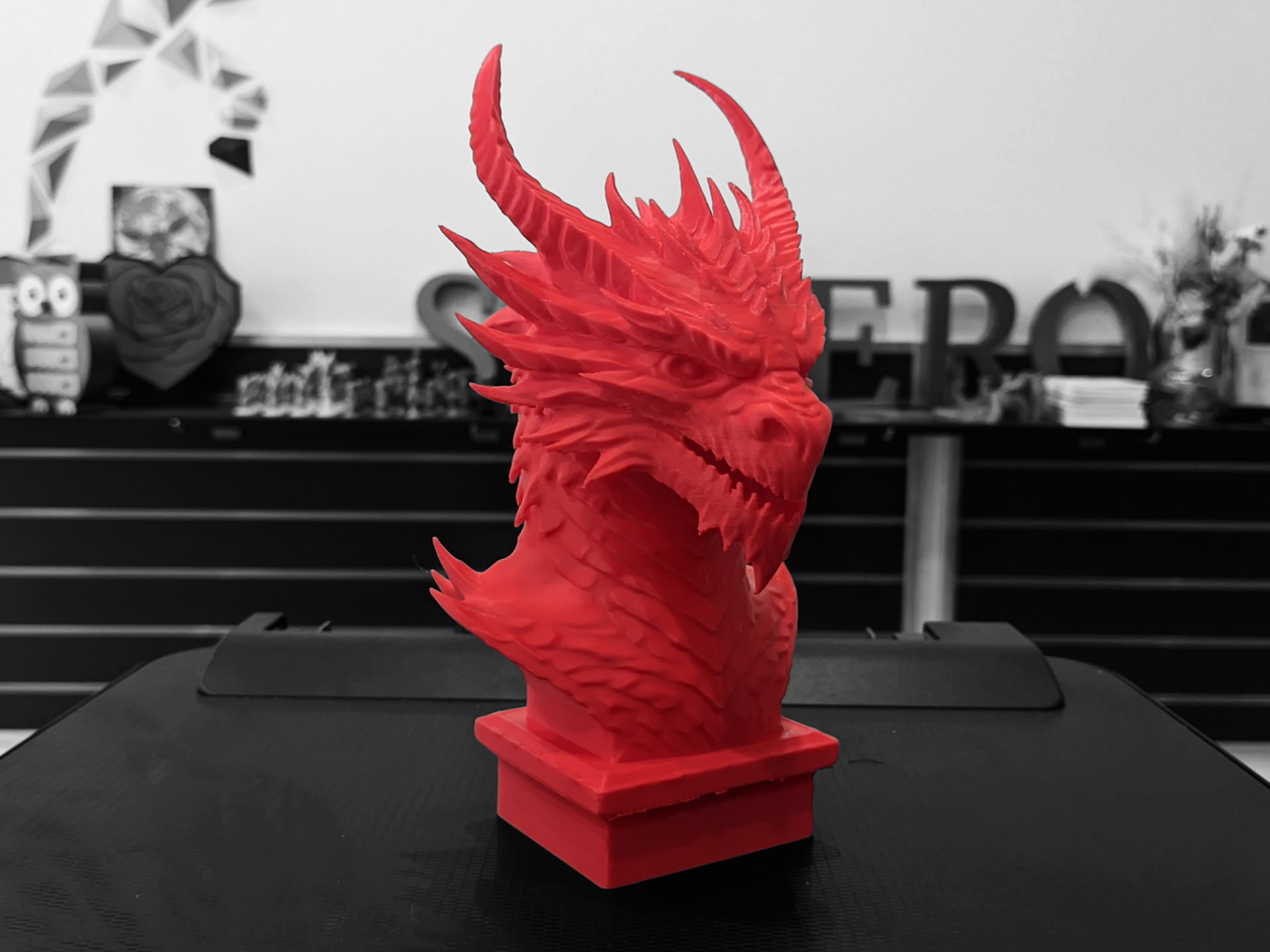 Miniatura 3 do modelo 3D Fire Dragon Bust