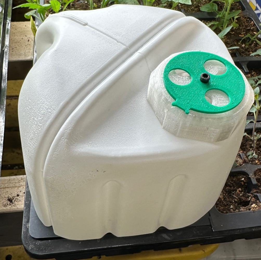 milk jug humidity dome