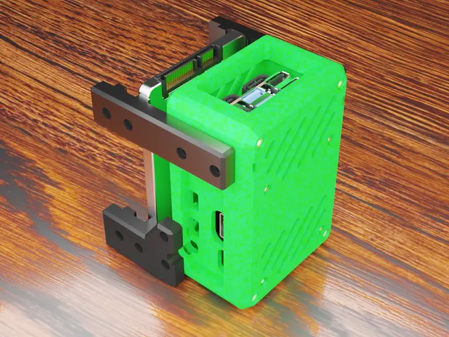 Radxa Rock 4D case with external SATA 2.5" drives