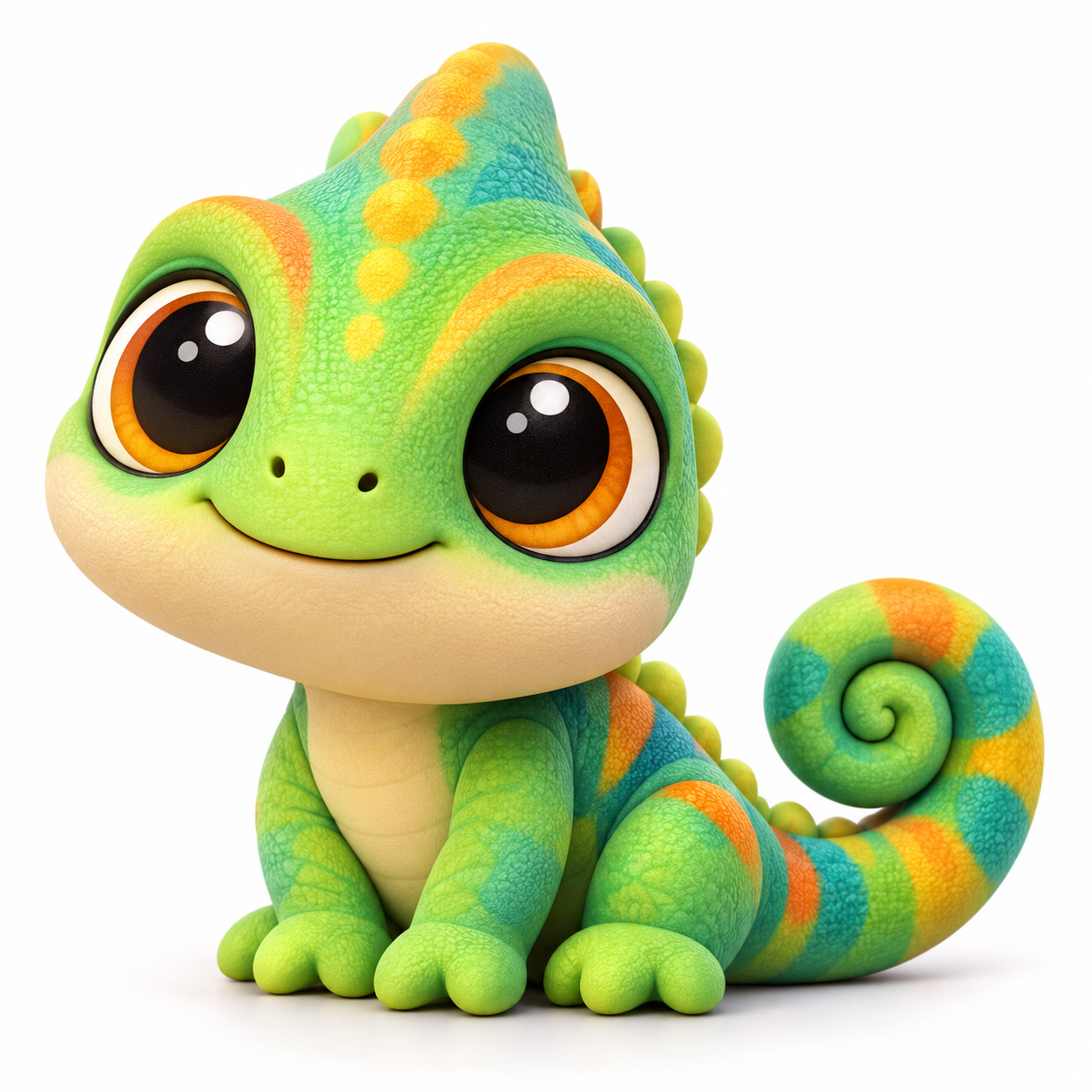 Pico – Curly-Tail Chameleon | Cuddle Crew