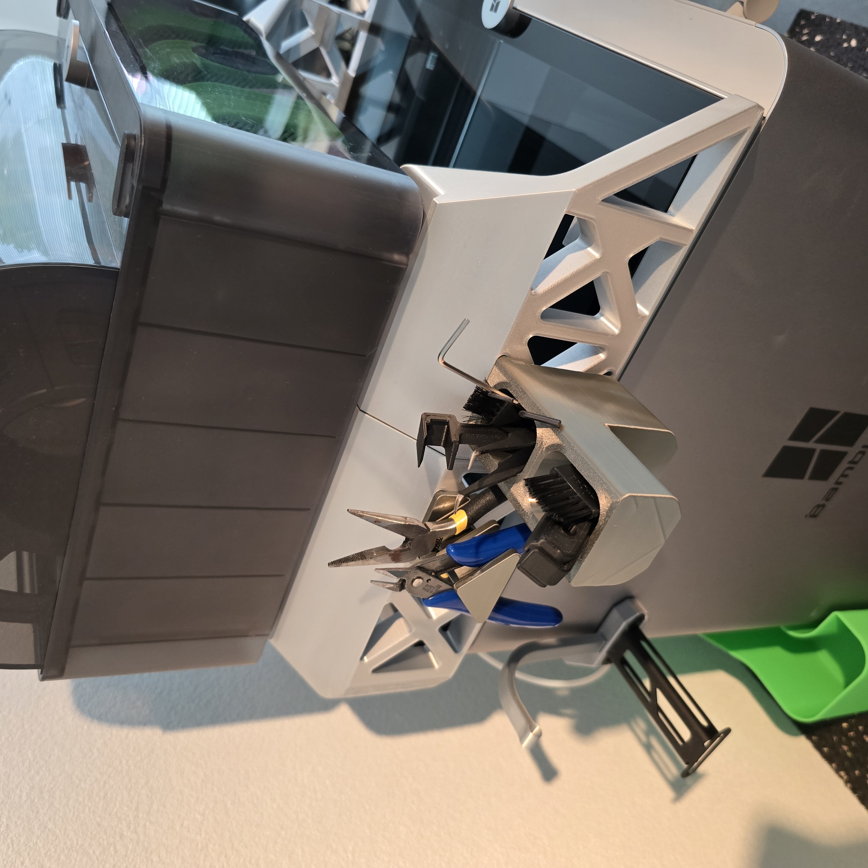 Bambu AMS Riser - Tools Holders 3D model thumbnail