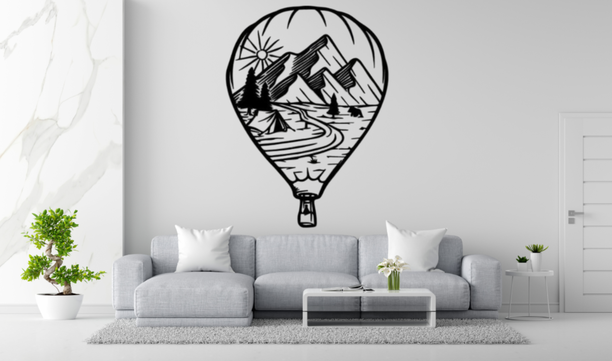 WallArt Balloon Nature