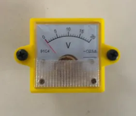 Square Analog Voltmeter Frame