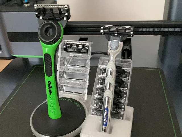 gillette labs mach3 dual razor stand