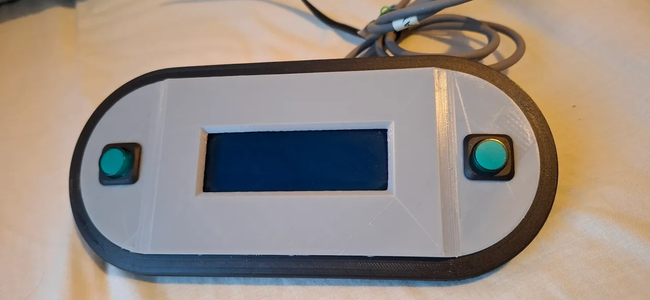 Bezel & Mount for 20x4 LCD Display with 16mm Switch Holes