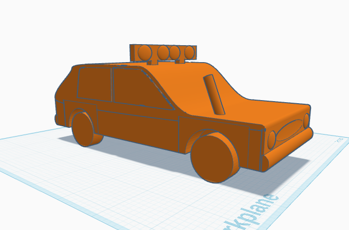 Rally Car with Leaf Suspension