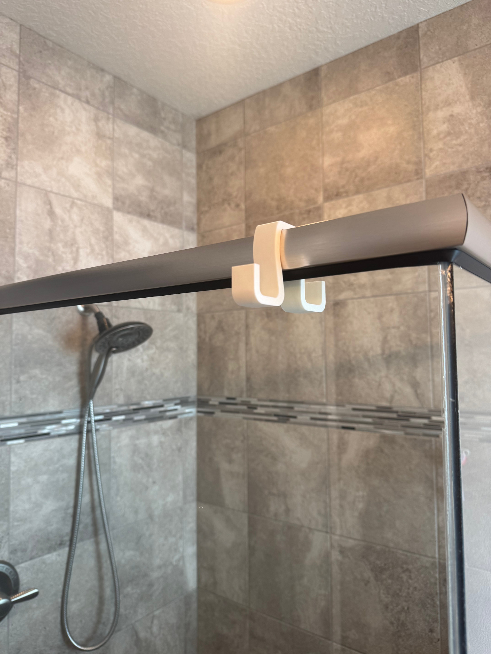 Glass Shower Double Wall Hook