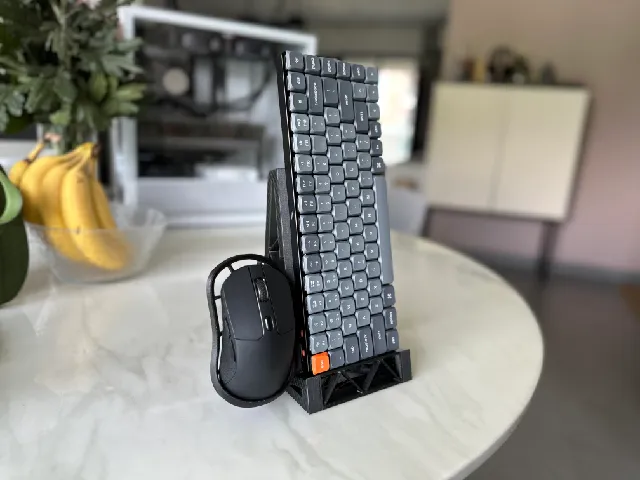 Compact Keyboard and Mouse Stand