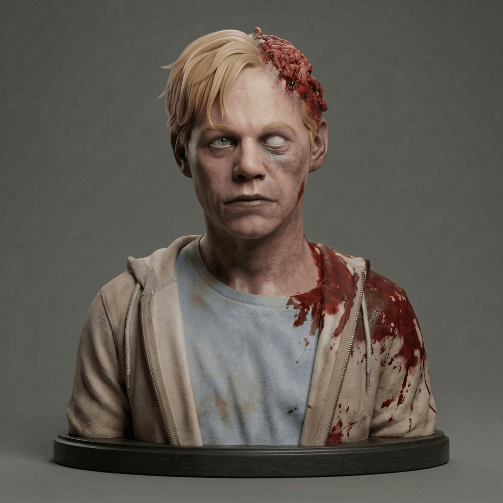 Pet Semetary - Victor Pascow Bust - 1989