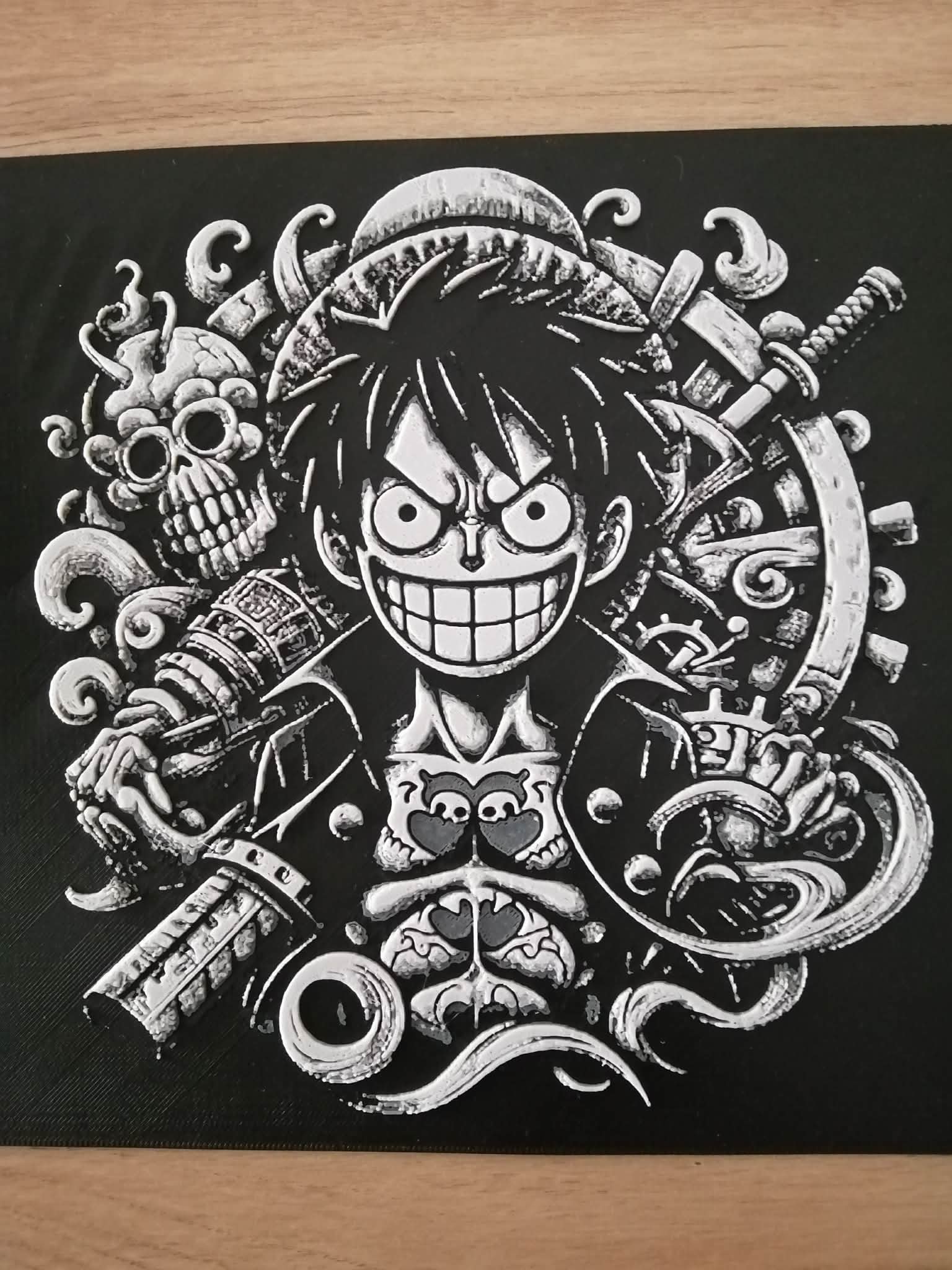 hueforge Luffy
