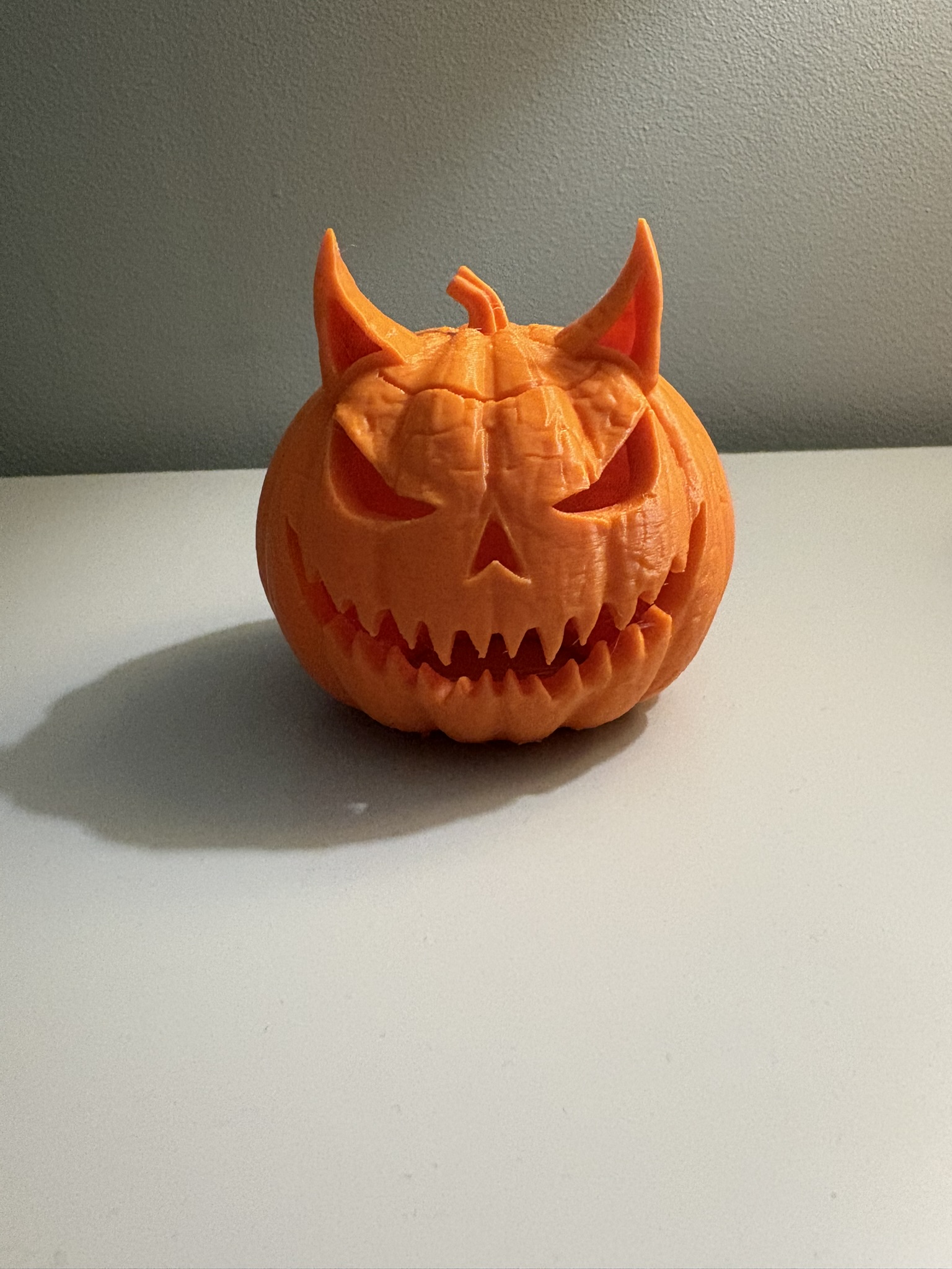 Halloween Devil Pumpkin Tealight