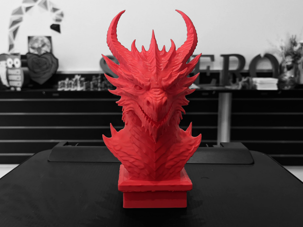 Miniatura 2 do modelo 3D Fire Dragon Bust