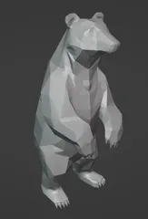 Bear low poly