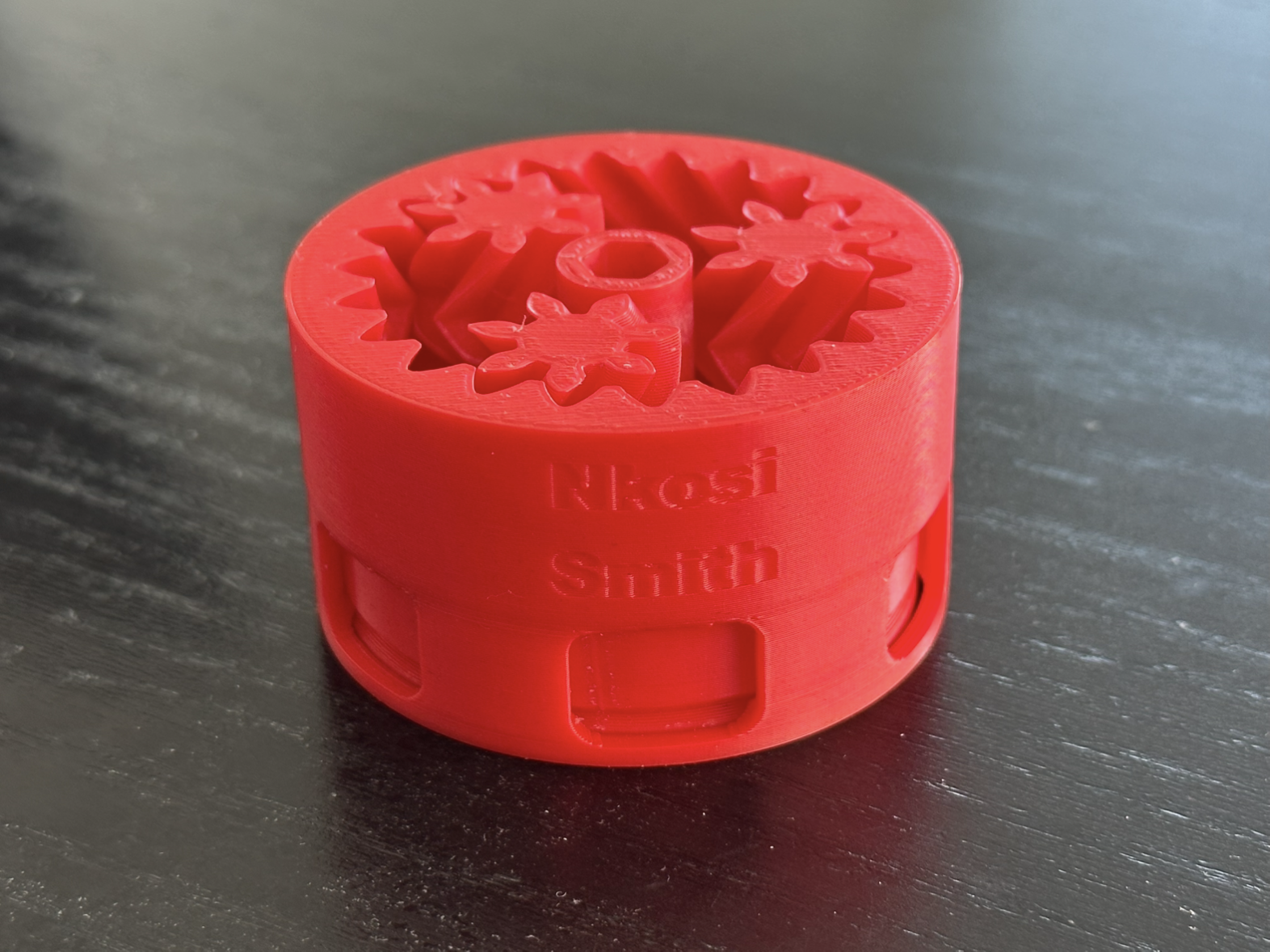 Herringbone Split-Ring Planetary Gear Fidget