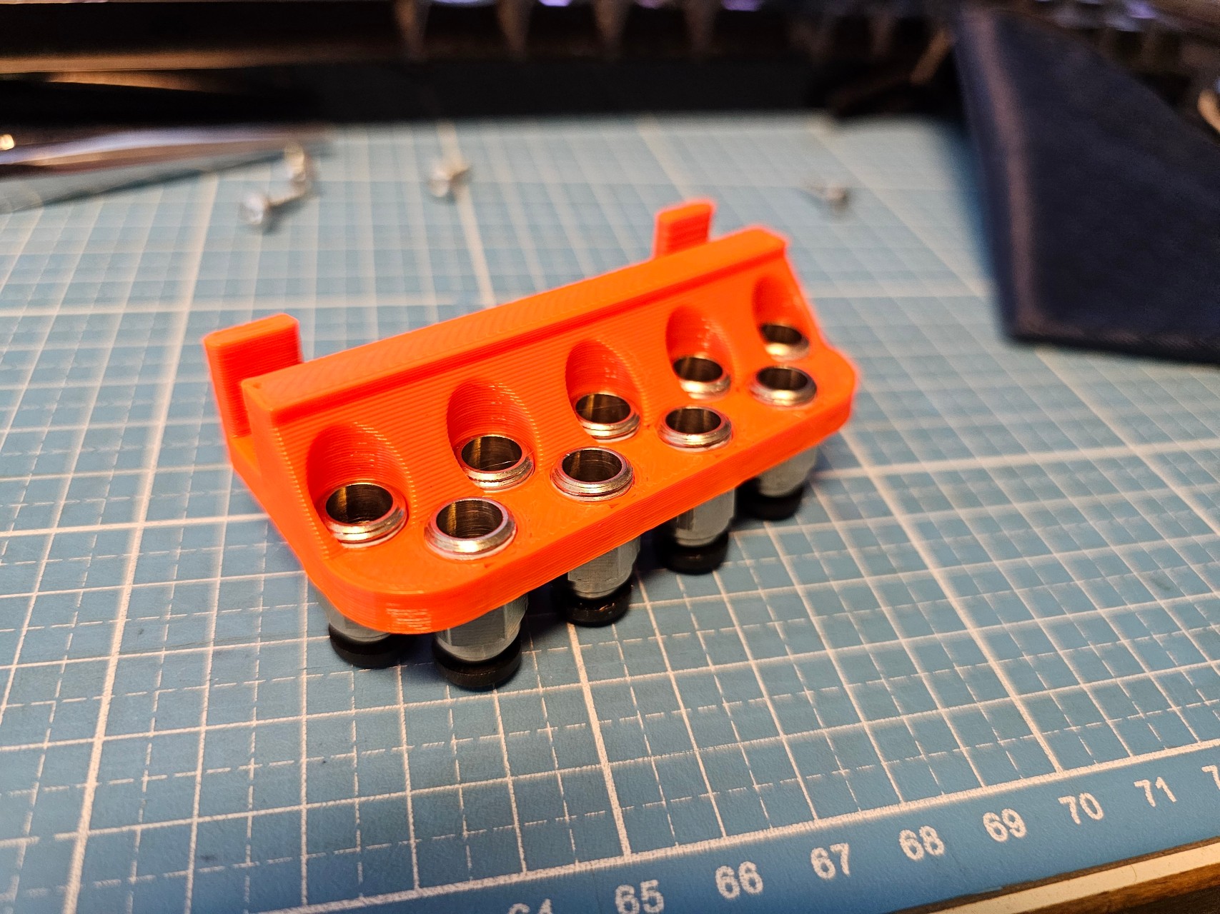 Prusa i3 9x Filament Feeder Snapon