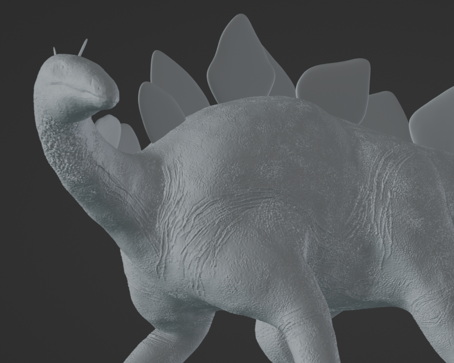 Stegosaurus stenops Statue Figurine