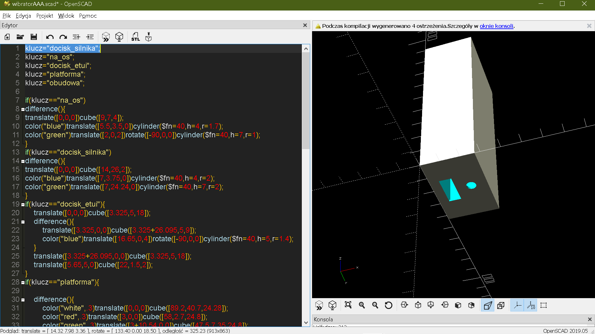 Poziomowanie stołu oscylatorem by LeszekWitucki | Download free STL ...