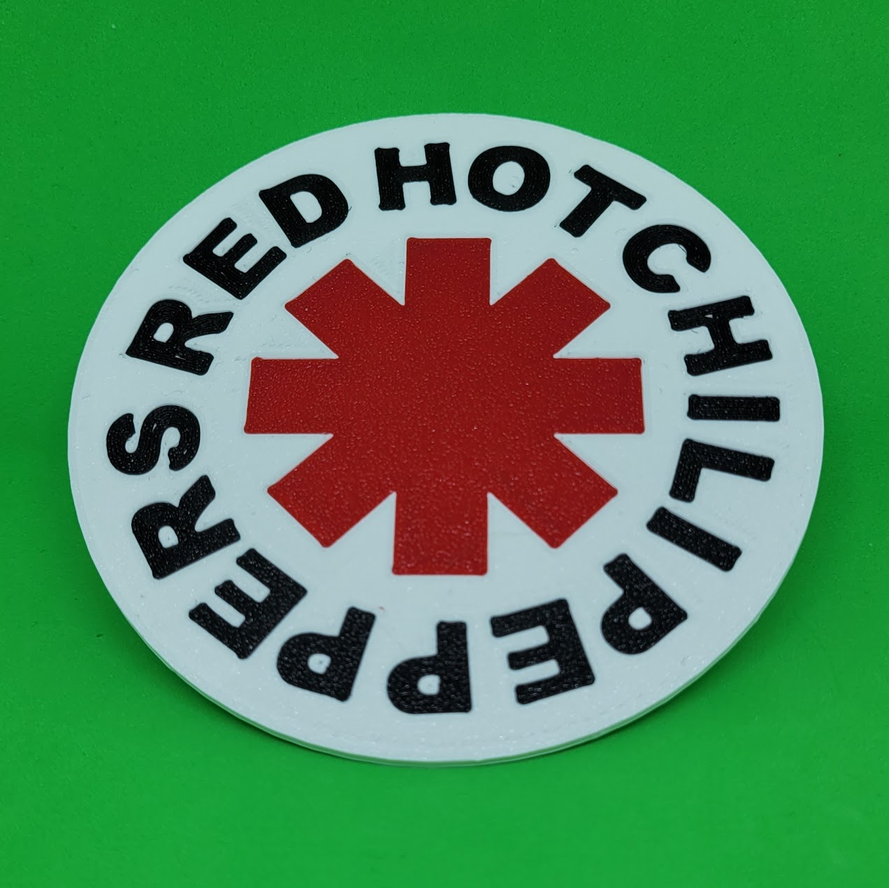 Red Hot Cilli Peppers Logo Coaster v1 RHCP