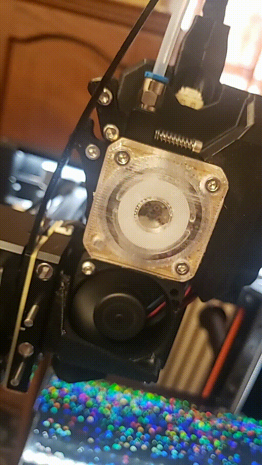 Nextruder Transparent front case (PETG)