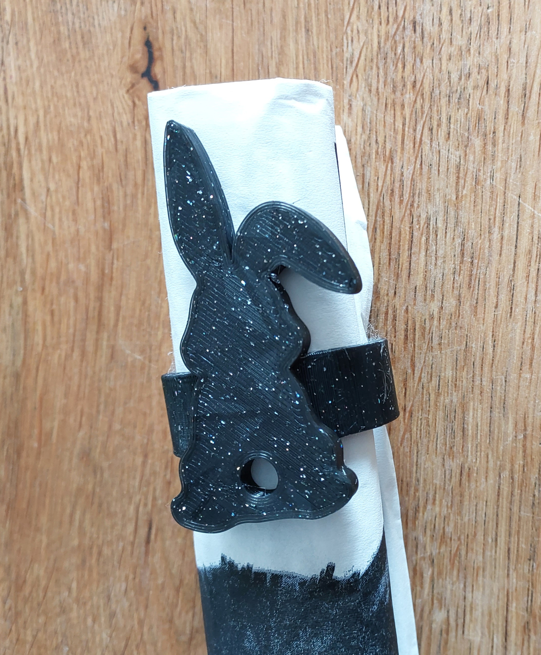Easter bunny napkin ring