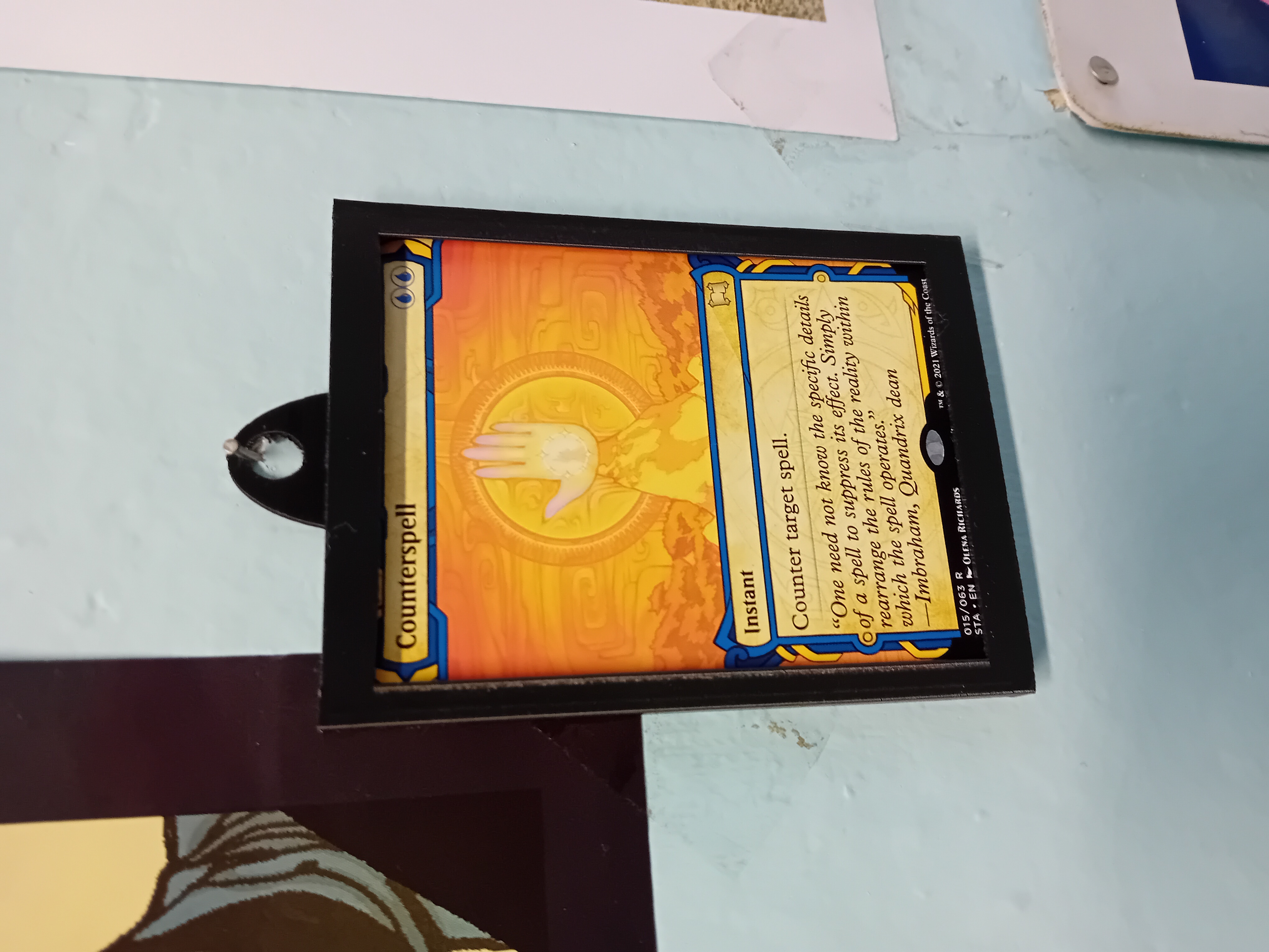 card display case (made for Magic The Gathering cards)