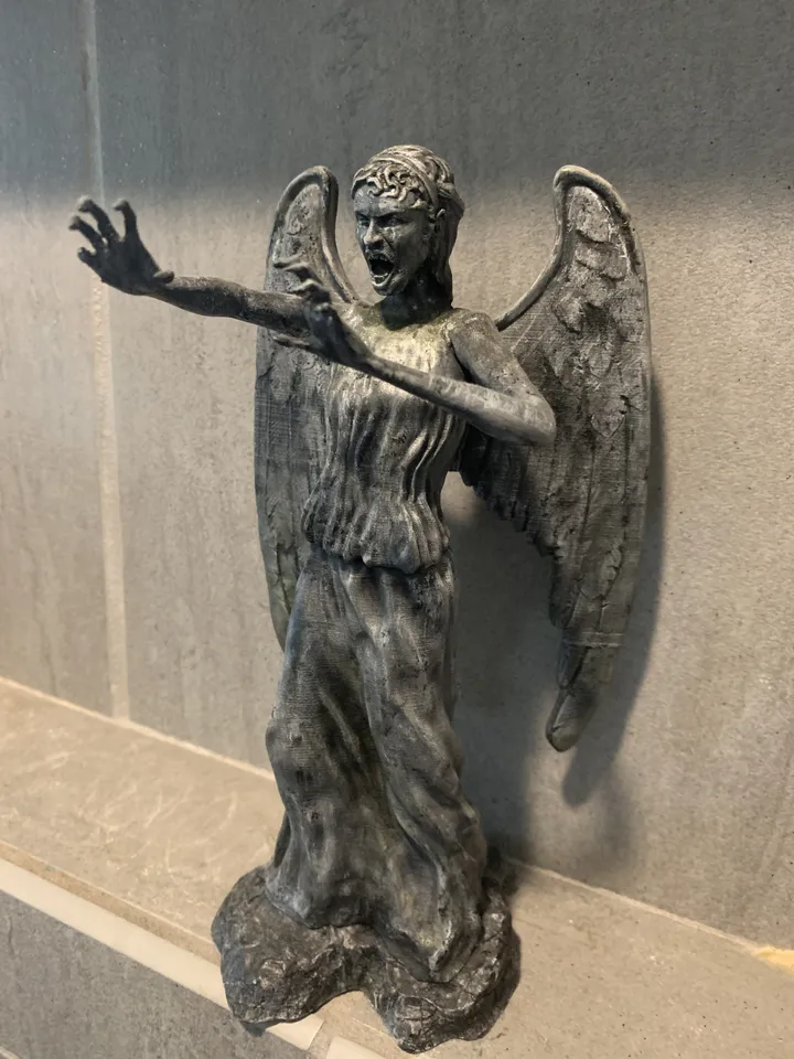 Weeping Angel Statue by lowteklos | Download STL model