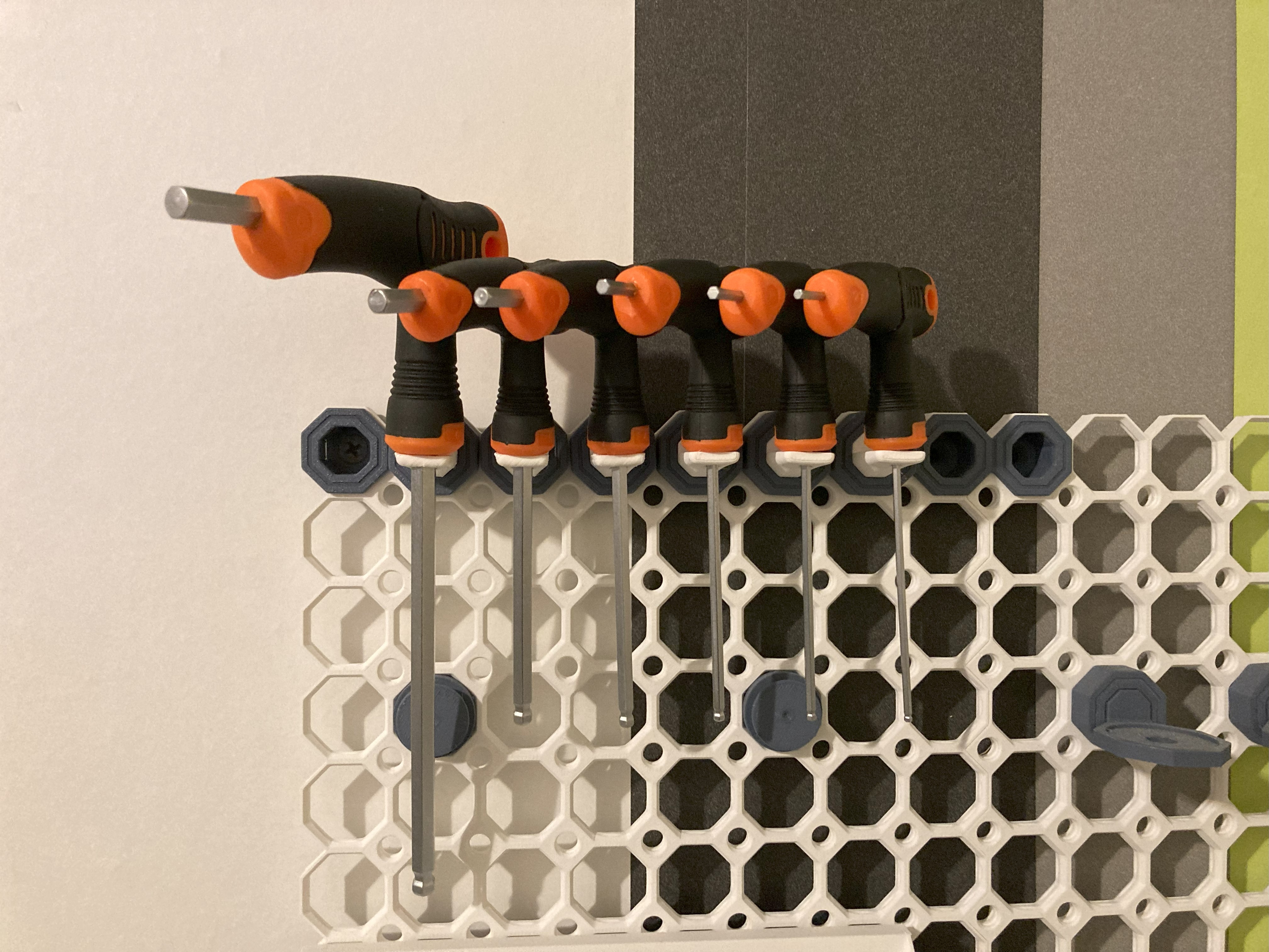 Multiboard holder for WerckMan Hex Bit tools
