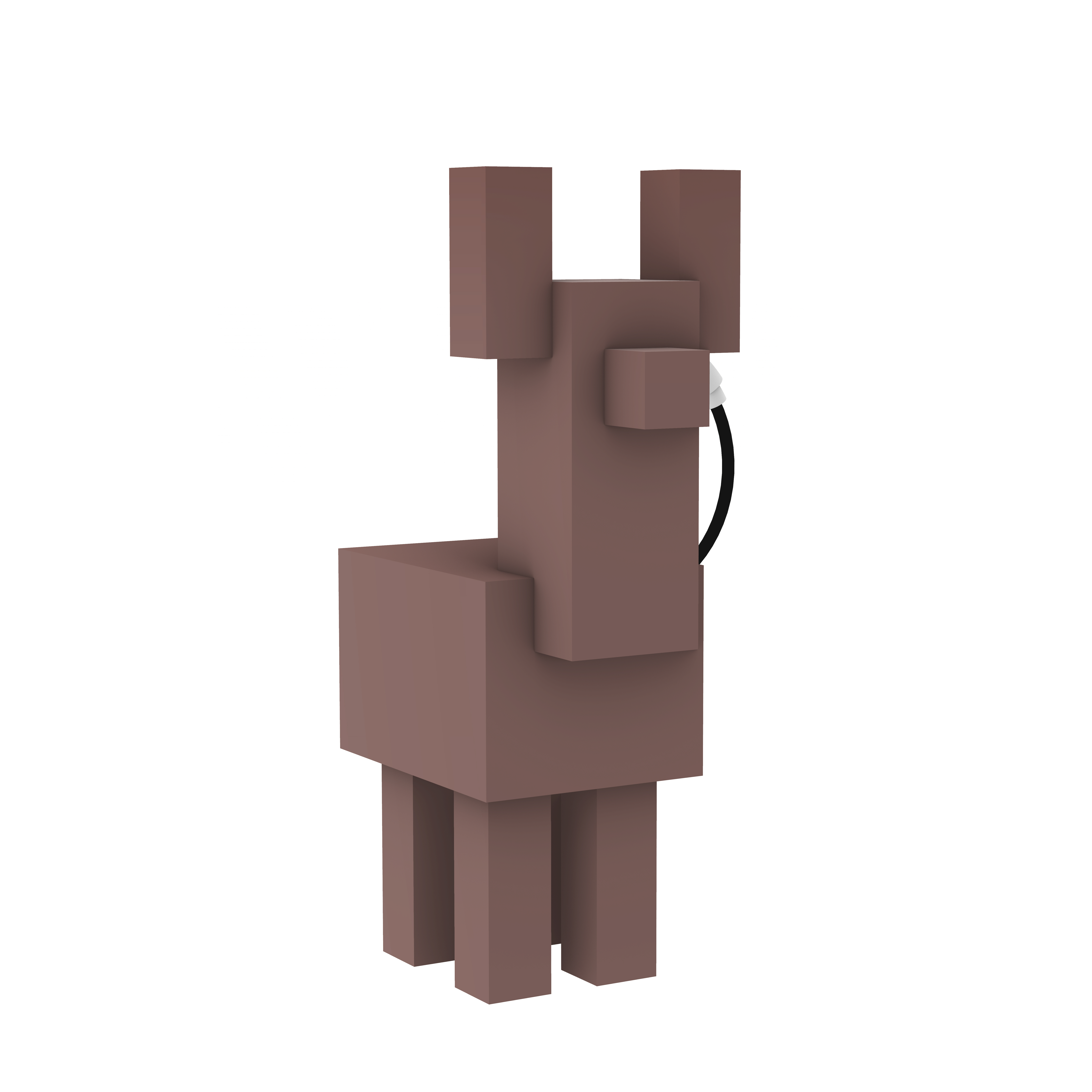 Cubic Key Chain Deer