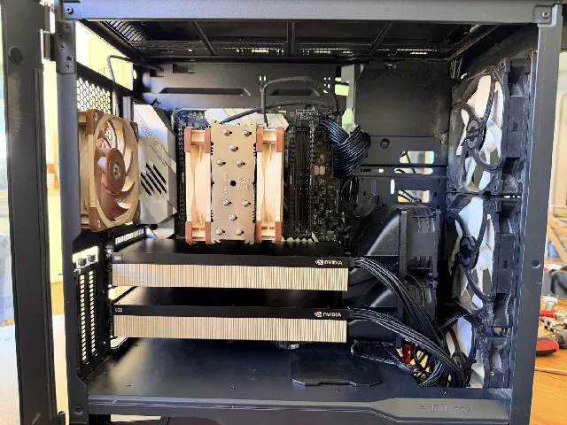 Dual Nvidia RTX Pro 6000 Sever Edition Fan Shroud