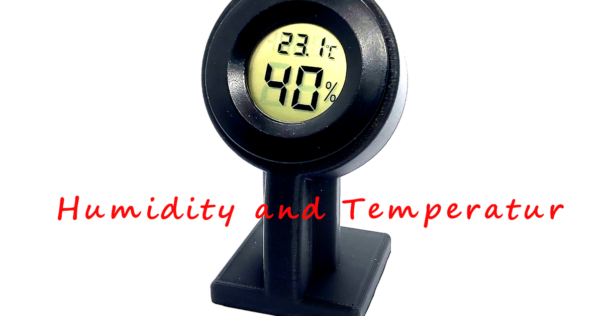 Humidity and Temperature Sensor Holder por LuBi Tech | Descargar modelo ...