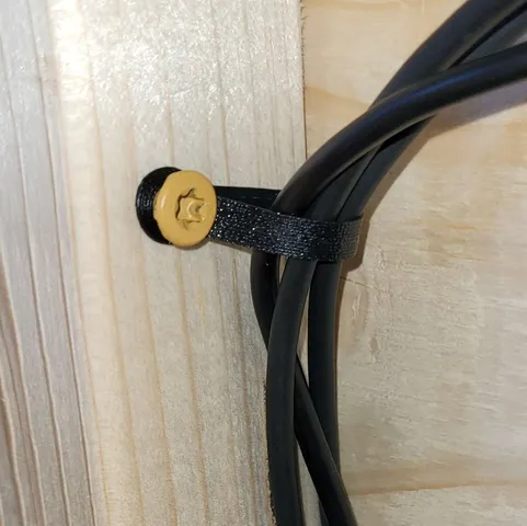 Single screw cable holder (1min print)