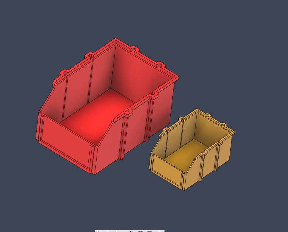 Miniatura 12 do modelo 3D Storage box stackable - two size, two versions