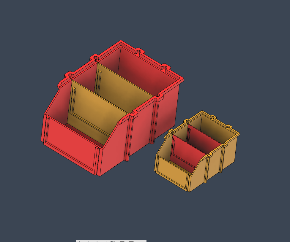 Miniatura 11 do modelo 3D Storage box stackable - two size, two versions