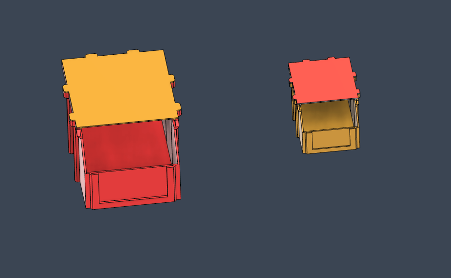 Miniatura 17 do modelo 3D Storage box stackable - two size, two versions