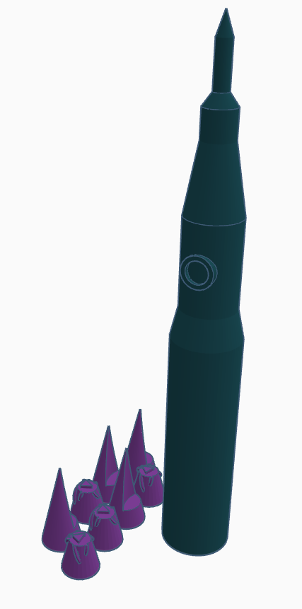 Saturn 5 rocket model