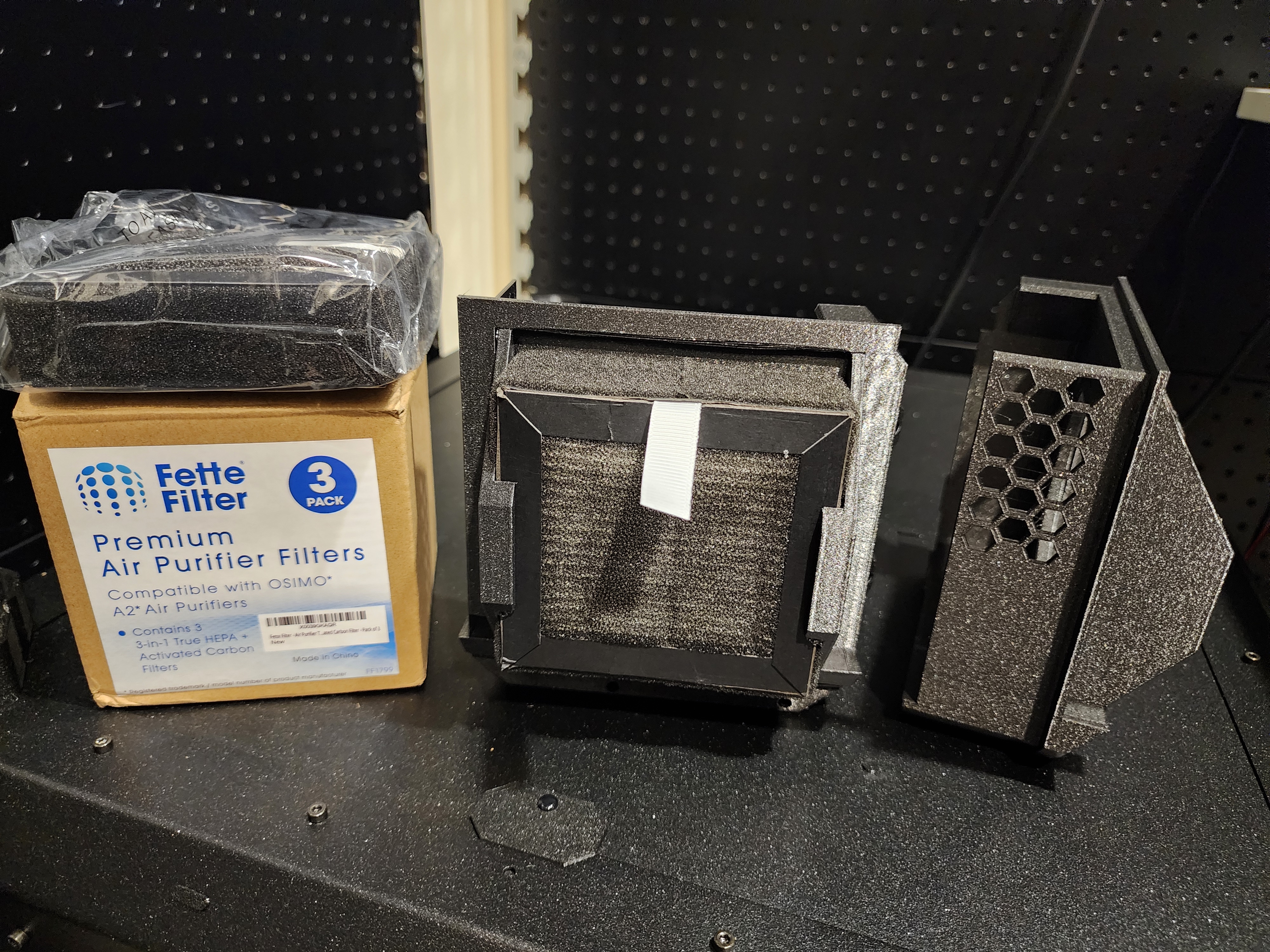 Advanced Filtration System Bracket for Fette Filter 100x100x30mm