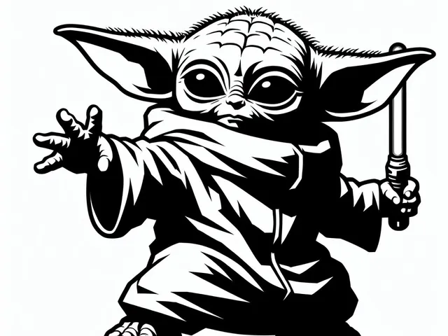 Baby Yoda Grogu - wall art