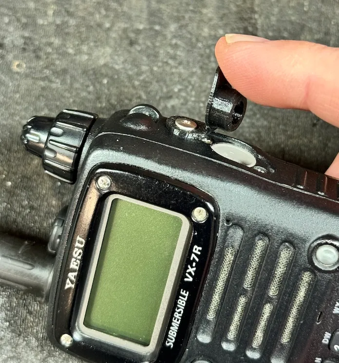 Yaesu VX-7R Charging Port Cover by mikeymakesit | Download free