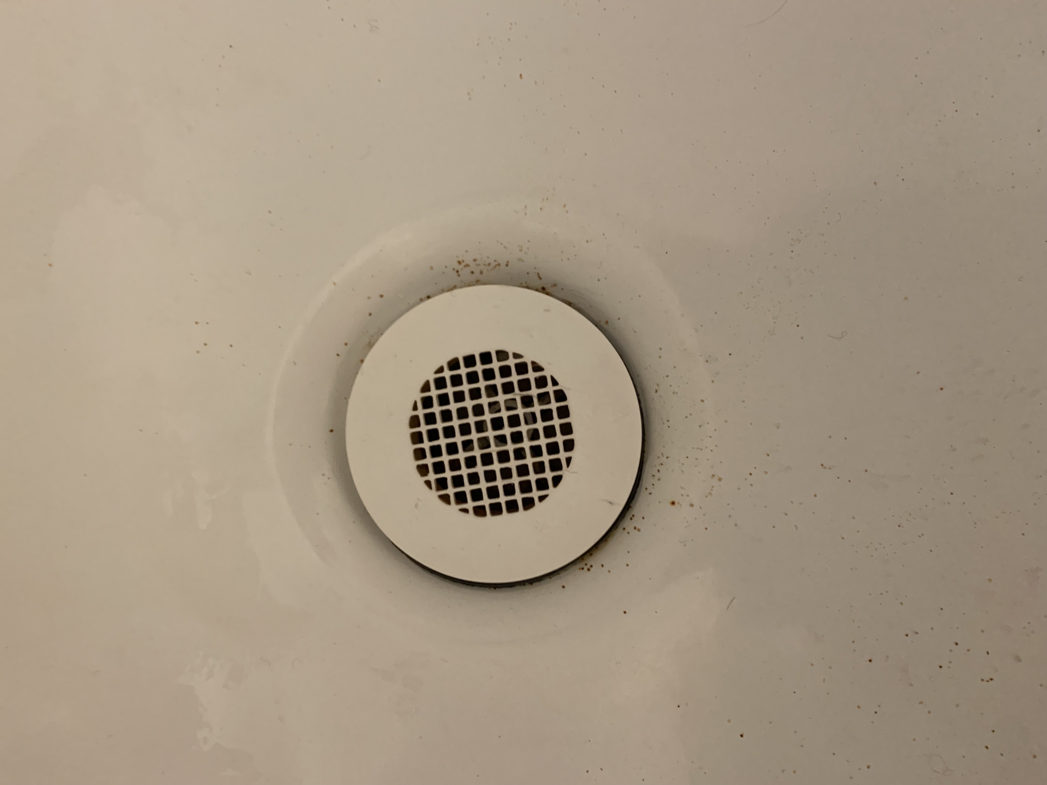 Hair catcher drain cover for 1.75" dia. bathtub shower