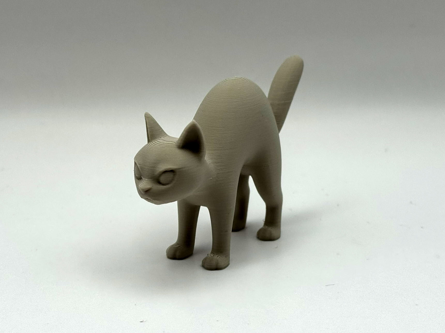 Miniatura 2 do modelo 3D Simple Arching Cat Figurine