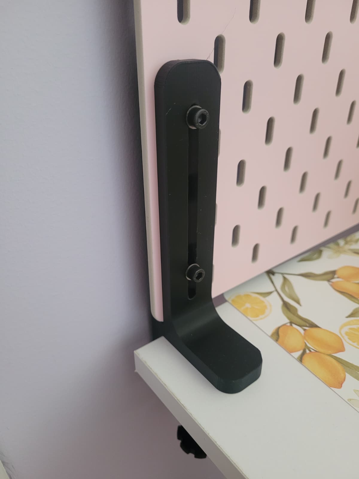 IKEA Skadis desk mount