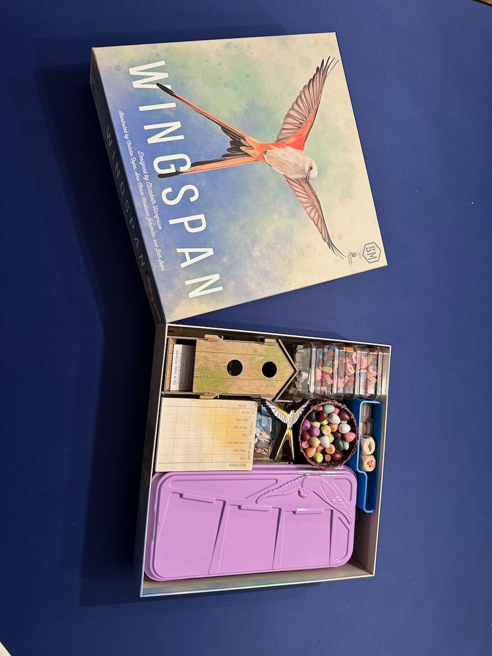 Wingspan Box Spacer and Dice Holder
