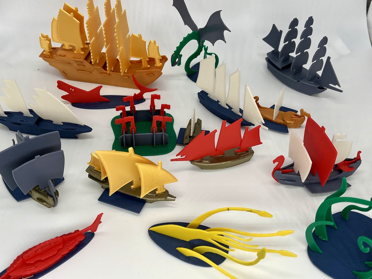 Pirates CSG All Ships and Sea Monsters by PrintedByMark | Download free STL  model | Printables.com