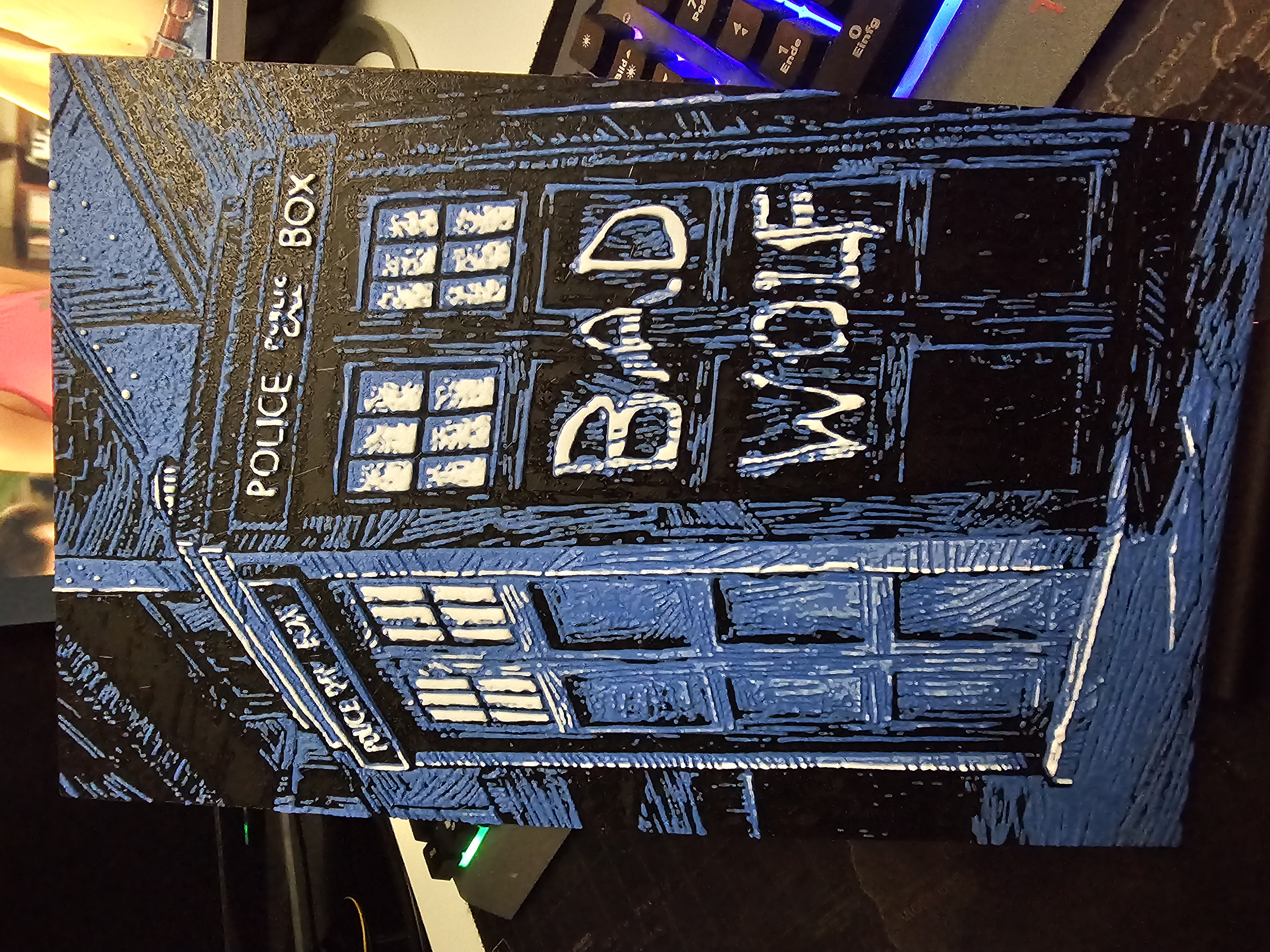 Tardis Docto Who - HueForge