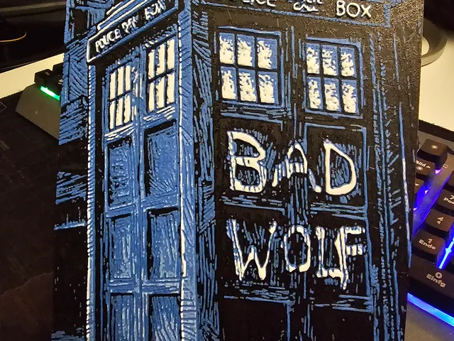 Tardis Docto Who - HueForge