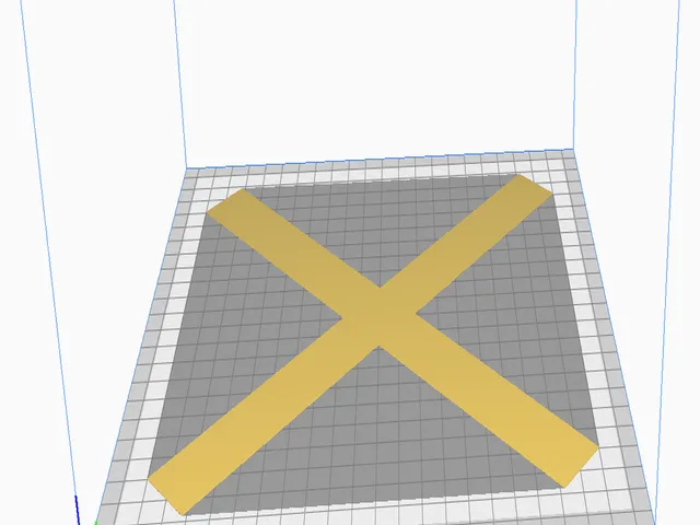 Bedlevel test cross (For ABL, BLTouch, 3DTouch etc)