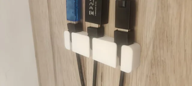 USB Extension cable holder/mount