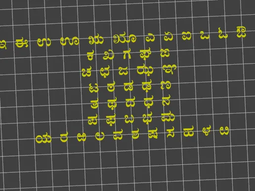 KANNADA AKSHARAMAALE